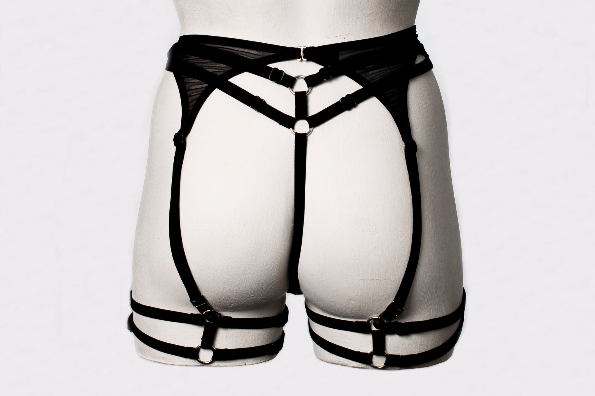 Black Garter Belt - ISHTAR - Iona Smith Scott Black Garter Belt - ISHTAR - Iona Smith Scott